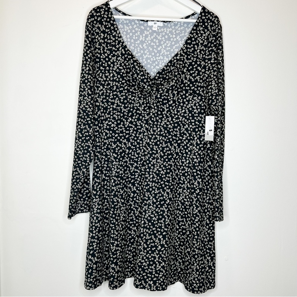NWT BP Black Floral Dress Size 2X
